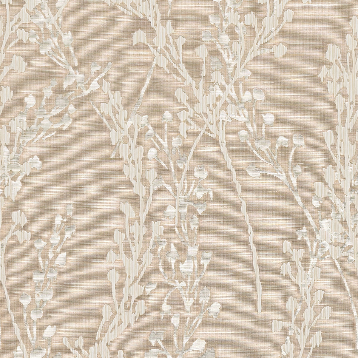 Grace Jacquard Sprig Made To Measure Curtains Linen