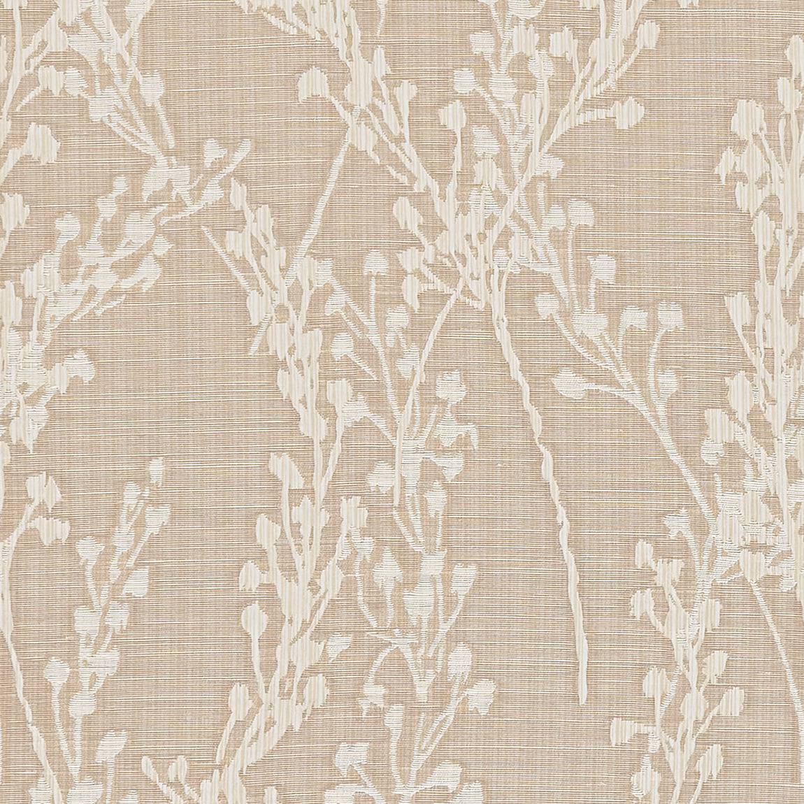 Grace Jacquard Sprig Made To Measure Curtains Linen