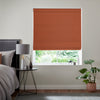 Lindy Shimmer Woven Made To Measure Roman Blind Burnt Umber