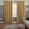 Jillian Soft Plain Made To Measure Curtains Gold