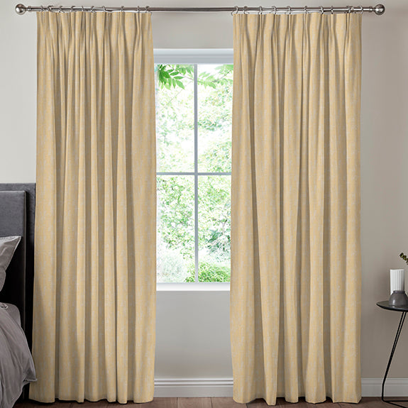 Rosie Shimmer Texture Made To Measure Curtains Butter
