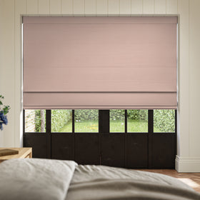 ANTE DECOR Fortress NO JOINS Dimout Made To Measure Roman Blind Blush