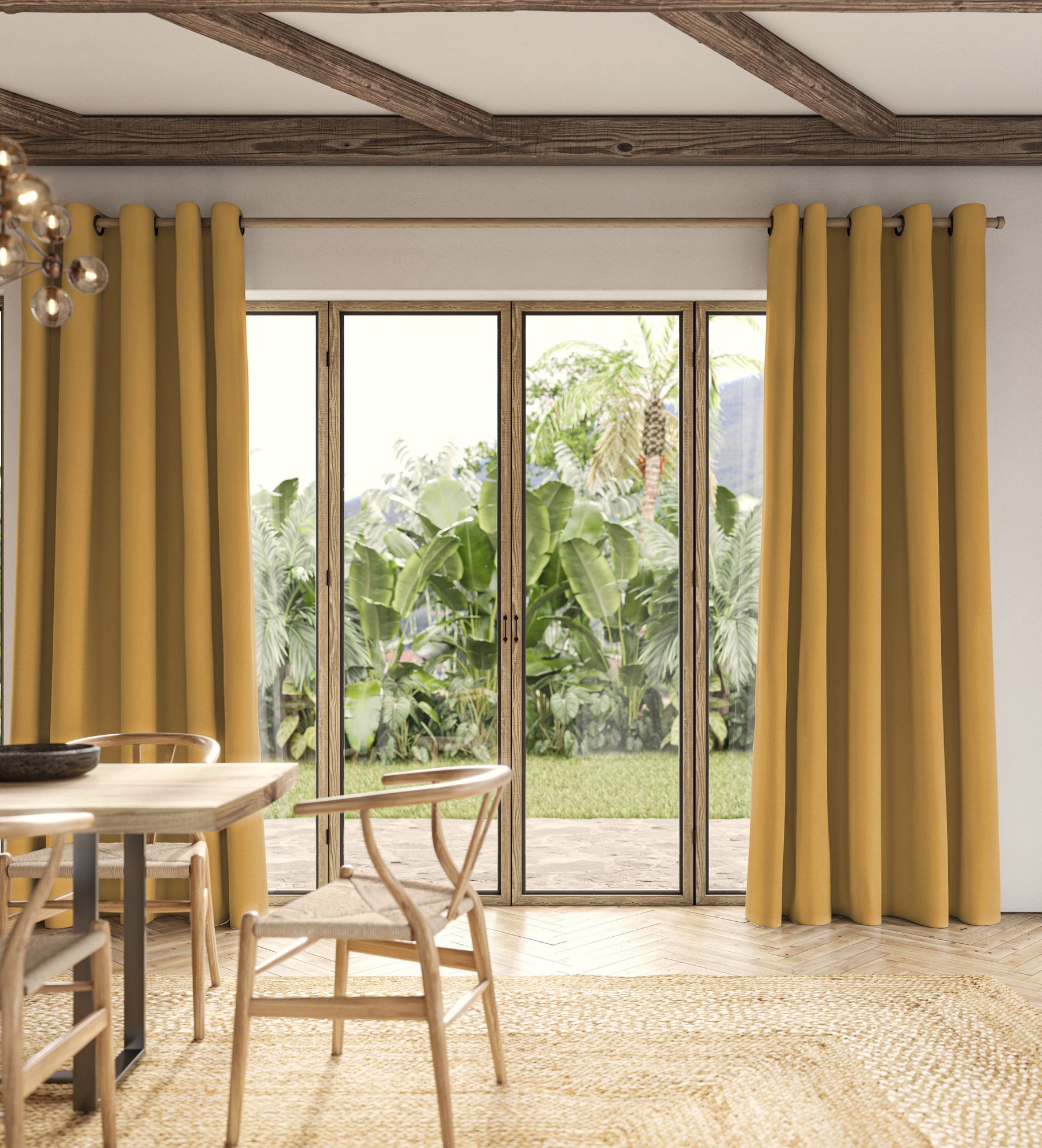 ANTE DECOR Fortress NO JOINS Dimout Made To Measure Curtains Sun