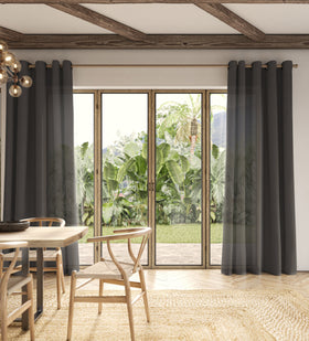 ANTE DECOR Aura NO JOINS Light Filtering Made To Measure Curtains Bark