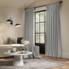 ANTE DECOR Virtus NO JOINS Soft Dim Out Made To Measure Curtains Steel