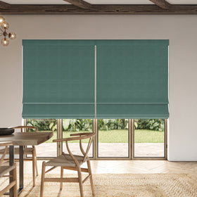 ANTE DECOR Virtus NO JOINS Soft Dim Out Made To Measure Roman Blind Pine