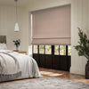 ANTE DECOR Virtus NO JOINS Soft Dim Out Made To Measure Roman Blind Latte