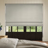 ANTE DECOR Lucent NO JOINS Sleek Blackout Made To Measure Roman Blind Ecru