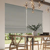 ANTE DECOR Lucent NO JOINS Sleek Blackout Made To Measure Roman Blind Ash