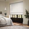 ANTE DECOR Celest NO JOINS Sheer Made To Measure Roman Blind White
