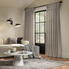 ANTE DECOR Celest NO JOINS Sheer Made To Measure Curtains Taupe