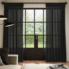 ANTE DECOR Celest NO JOINS Sheer Made To Measure Curtains Onyx