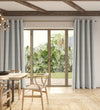 ANTE DECOR Lusso NO JOINS Blackout Made To Measure Curtains Mist