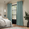 ANTE DECOR Lusso NO JOINS Blackout Made To Measure Curtains Duckegg