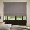 ANTE DECOR Lusso NO JOINS Blackout Made To Measure Roman Blind Charcoal