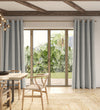 ANTE DECOR Concordia NO JOINS Blackout Made To Measure Roman Blind Mist