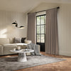 ANTE DECOR Concordia NO JOINS Blackout Made To Measure Curtains Oatmeal