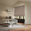 ANTE DECOR Concordia NO JOINS Blackout Made To Measure Roman Blind Oatmeal
