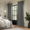 ANTE DECOR Concordia NO JOINS Blackout Made To Measure Curtains Graphite