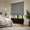 ANTE DECOR Concordia NO JOINS Blackout Made To Measure Roman Blind Graphite