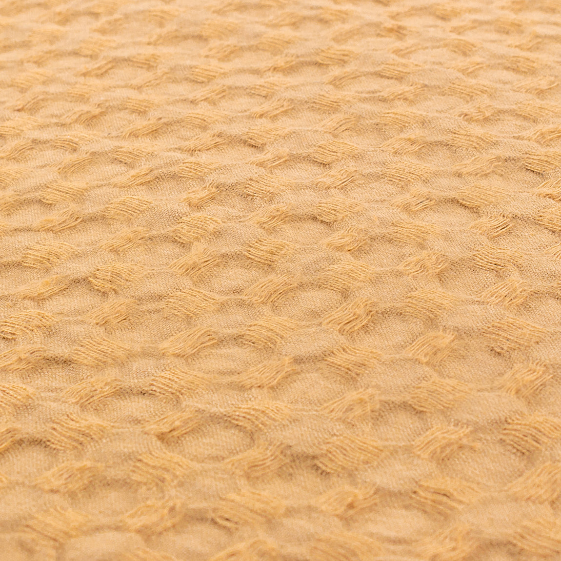 Yard Ronan Sherpa Waffle Fleece Reverse 130cm x 180cm Throw Toffee