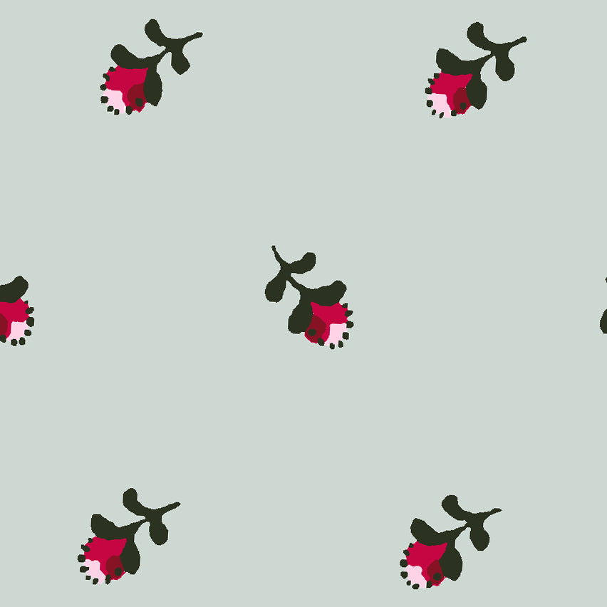 Cath Kidston Rose Bud Made to Measure Roman Blind Mint