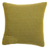 furn. Rowan Waffle 45cm x 45cm Filled Cushion Ochre