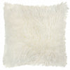 Furn Rowan Faux Fur 50cm x 50cm Filled Cushion Ecru