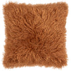 Furn Rowan Faux Fur 50cm x 50cm Filled Cushion Ginger