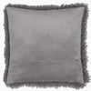Furn Rowan Faux Fur 50cm x 50cm Filled Cushion Grey