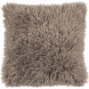 Furn Rowan Faux Fur 50cm x 50cm Filled Cushion Mocha