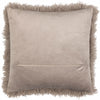 Furn Rowan Faux Fur 50cm x 50cm Filled Cushion Mocha