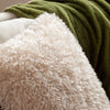 Rowan Faux Fur Filled Cushion 50cm x 50cm Natural