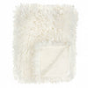 Furn Rowan Faux Fur Throw 130cm x 180cm Ecru