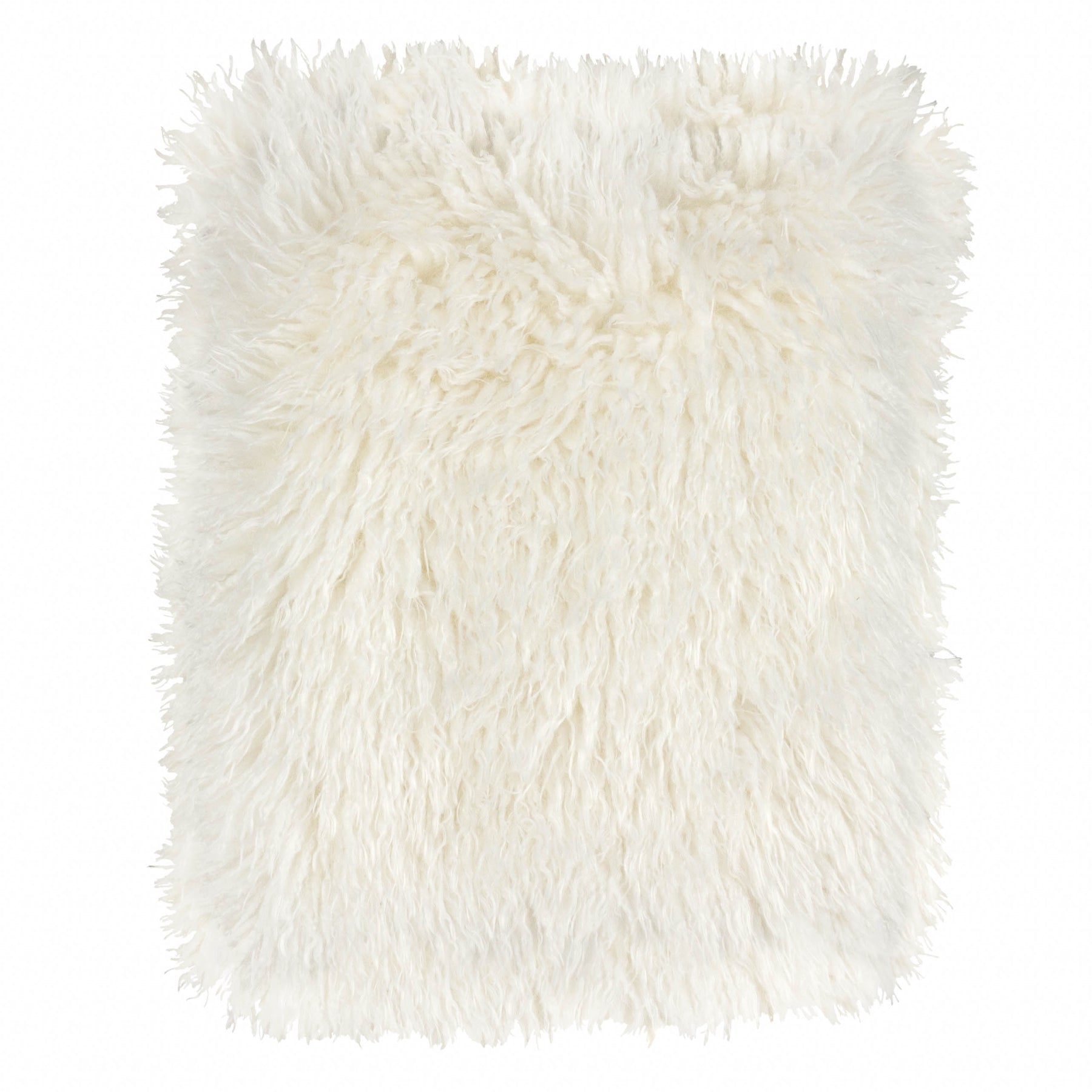 Furn Rowan Faux Fur Throw 130cm x 180cm Ecru