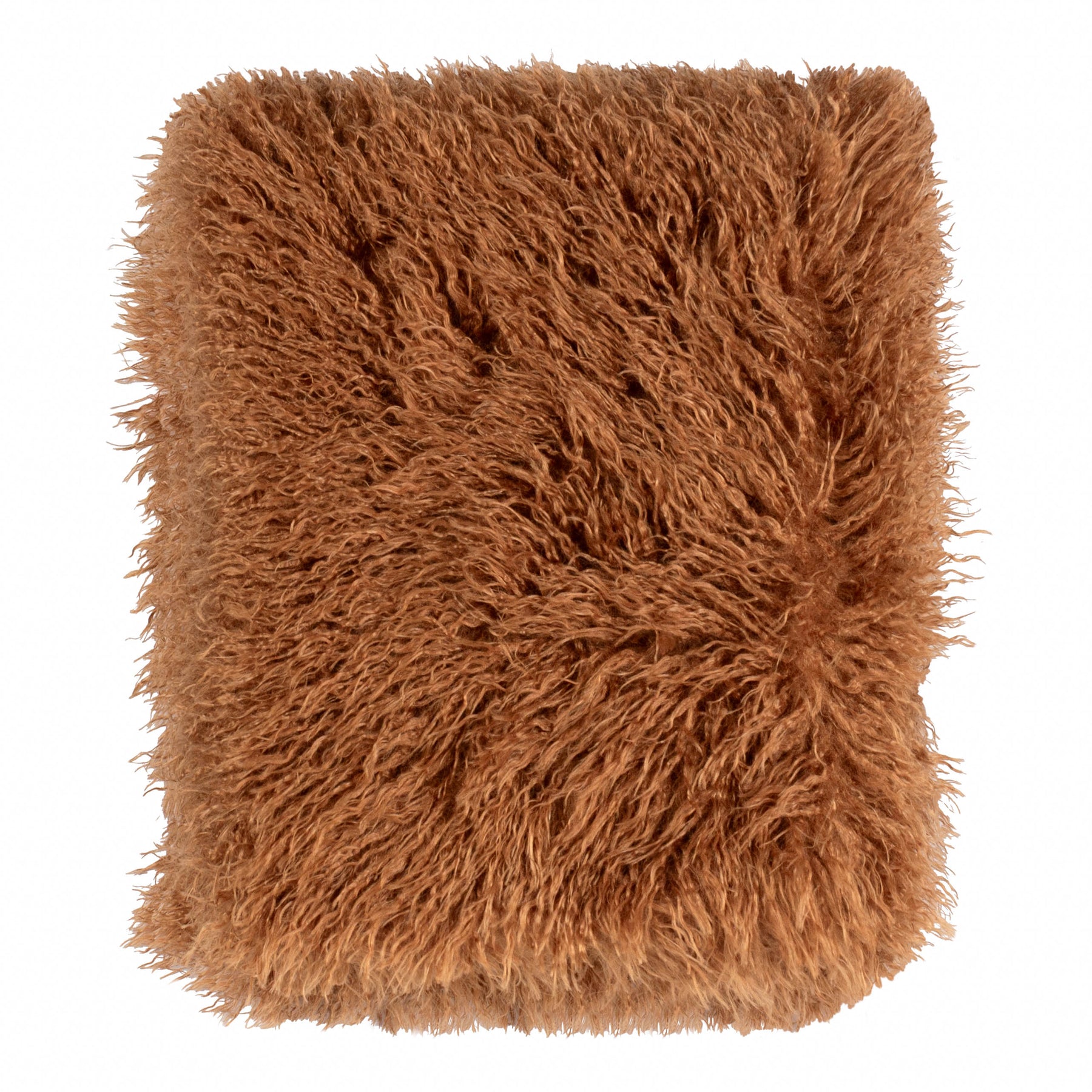 Furn Rowan Faux Fur Throw 130cm x 180cm Ginger