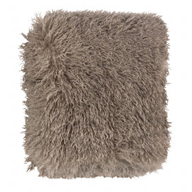 Furn Rowan Faux Fur Throw 130cm x 180cm Mocha