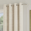 Royale Boucle 66 x 84 Thermal Ready Made Eyelet Door Curtain Cream