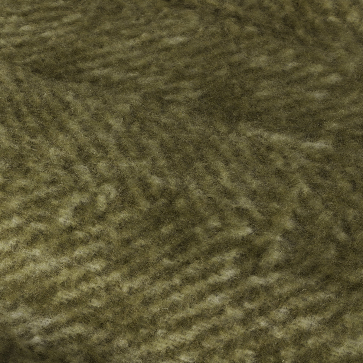 Yard Rawton Ombre Herringbone 130cm x 180cm Throw Natural Moss