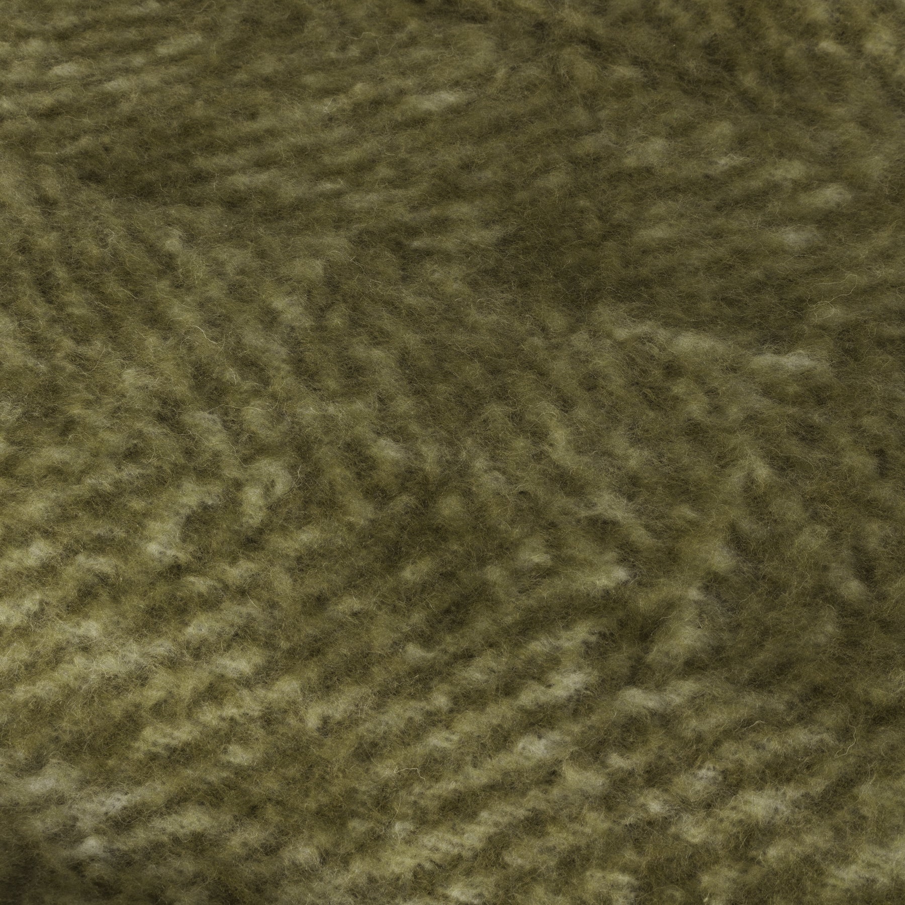 Yard Rawton Ombre Herringbone 130cm x 180cm Throw Natural Moss