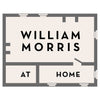 William Morris At Home Kelmscott Pair of Housewife Pillowcases Navy Rose