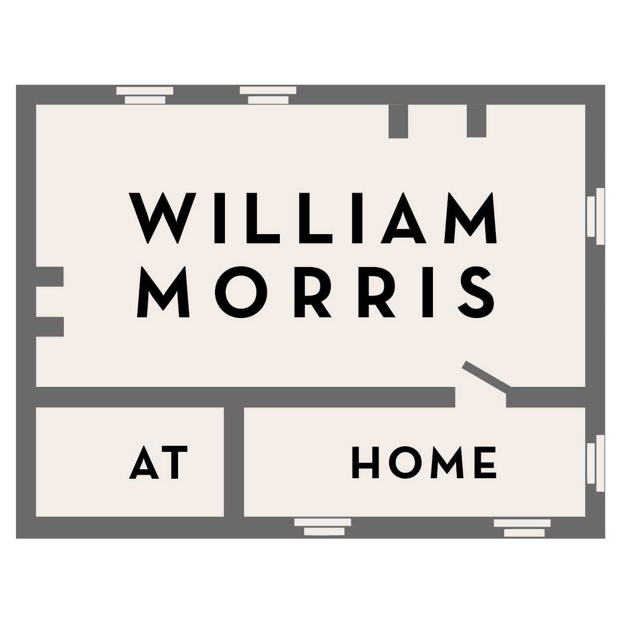 William Morris At Home Spring Thicket 43cm x 43cm Filled Cushion Mineral