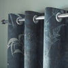 Graham And Brown Restore Ready Made Eyelet Curtains Midnight