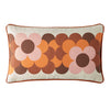Orla Kiely Retro Flower Stripe Filled Cushion 30cm x 50cm Canyon