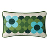 Orla Kiely Retro Flower Stripe Filled Cushion 30cm x 50cm Riviera