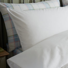 Laura Ashley Rianne Pillowcase Housewife White