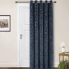 Sundour Richmond 55x84 Ready Made Eyelet Door Curtain Charcoal
