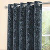 Sundour Richmond 55x84 Ready Made Eyelet Door Curtain Charcoal