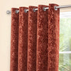 Sundour Richmond 55x84 Ready Made Eyelet Door Curtain Terracotta