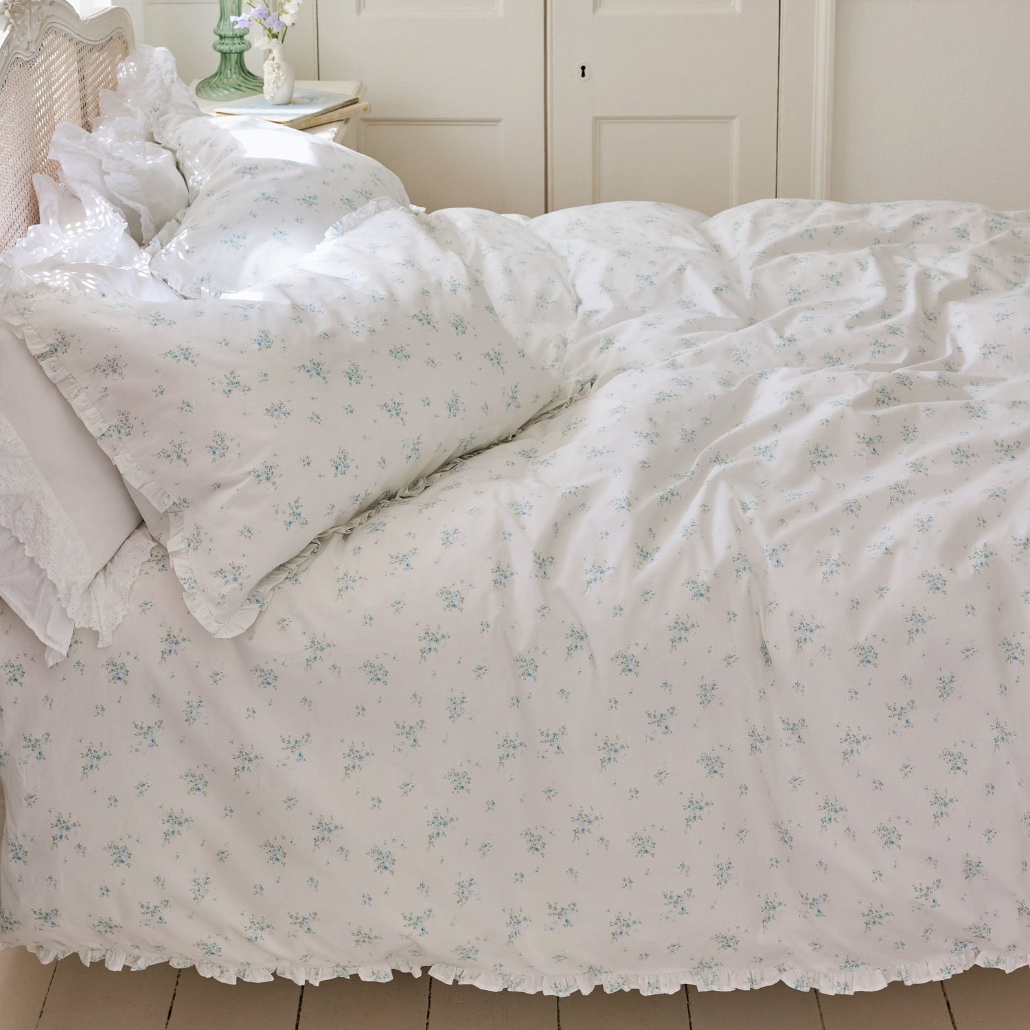Shabby Chic By Rachel Ashwell Rosabelle Duvet Cover Bedding Set Baby Blue